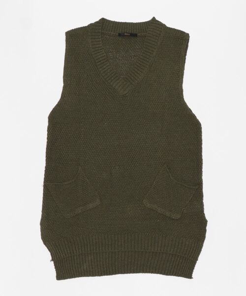 Ritzy(リッツィー)の「Vネックベスト(ベスト・レディース・ホワイト/グレー/チャコールグレー/カーキ・FREE)」の12枚目の写真