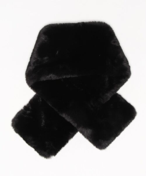 Fun & Daily（ファンアンドデイリー）の「F&D : クロスファーマフラー（マフラー・レディース・ネイビー/グレー/ブラック/アイボリー/ベージュ・FREE）」の6枚目の写真