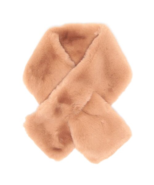 Fun & Daily（ファンアンドデイリー）の「F&D : クロスファーマフラー（マフラー・レディース・ネイビー/グレー/ブラック/アイボリー/ベージュ・FREE）」の9枚目の写真