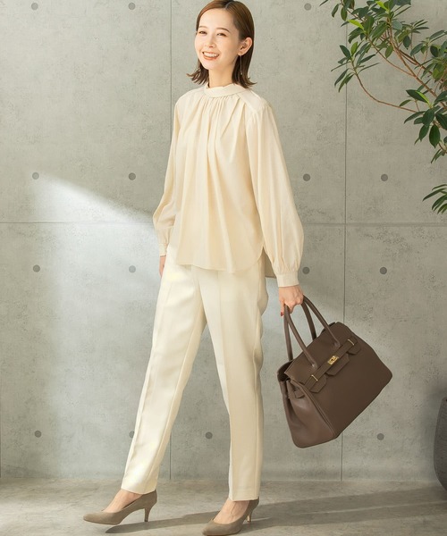 URBAN RESEARCH ROSSO（アーバンリサーチロッソ）の「『UR TECH』スティックパンツ（その他パンツ・レディース・アイボリー/ブラック/ブルー・38/36）」の10枚目の写真