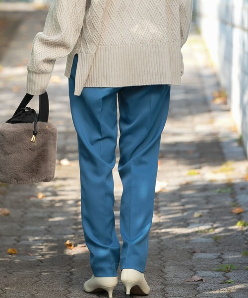 URBAN RESEARCH ROSSO（アーバンリサーチロッソ）の「『UR TECH』スティックパンツ（その他パンツ・レディース・アイボリー/ブラック/ブルー・38/36）」の20枚目の写真