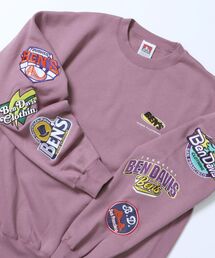 BEN DAVIS（ベンデイビス）の「【BEN DAVIS(ベンデイビス)】CHAMPIONSHIP PATCHED CREW NECK SWEAT / 袖ワッペン 刺繍 古着風 クルーネック スウェット（スウェット）」