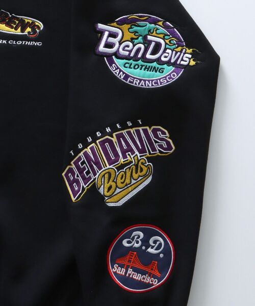 BEN DAVIS（ベンデイビス）の「【BEN DAVIS(ベンデイビス)】CHAMPIONSHIP PATCHED CREW NECK SWEAT / 袖ワッペン 刺繍 古着風 クルーネック スウェット（スウェット・メンズ・グレー/ブラック/イエロー/オフホワイト/ネイビー/ピンク系その他2・MEDIUM/LARGE/X-LARGE）」の16枚目の写真