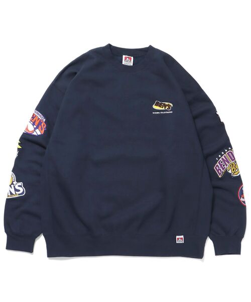 BEN DAVIS（ベンデイビス）の「【BEN DAVIS(ベンデイビス)】CHAMPIONSHIP PATCHED CREW NECK SWEAT / 袖ワッペン 刺繍 古着風 クルーネック スウェット（スウェット・メンズ・グレー/ブラック/イエロー/オフホワイト/ネイビー/ピンク系その他2・MEDIUM/LARGE/X-LARGE）」の20枚目の写真
