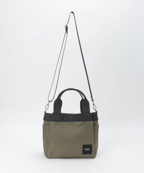 美品　ITTI 2WAYトートバッグ 強撥水加工 47cm×41cm マチ無黒 ITTI トートバッグ 「WEB限定/追加」ITTI/イッチ SLOBE別注 TOTE