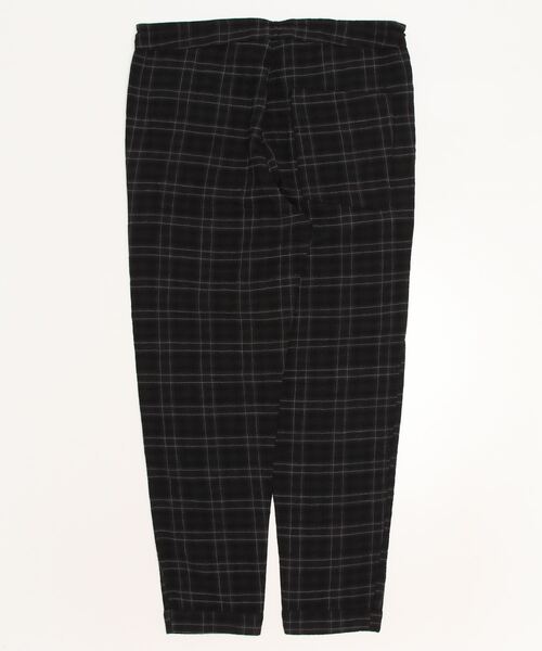 TRANSIT（トランジット）の「TRANSIT/トランジット/チェックイージーパンツ（その他パンツ・メンズ・ブラック・S/M）」の2枚目の写真