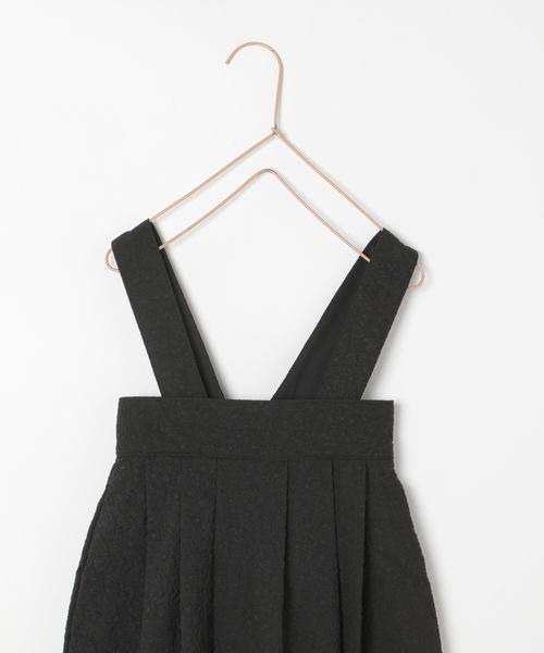 LOWRYS FARM（ローリーズファーム）の「フクレＪＱジャンスカ　175478（ジャンパースカート・キッズ・ブラック/オフホワイト・110/120/130/140/150）」の8枚目の写真