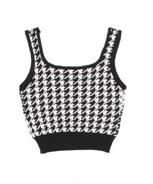 Burner(バーナー)の「【OKUOKU 0909】千鳥格子 タンクトップ oku-tops-638942522141-10(タンクトップ・レディース・C/D/E/A/B・FREE)」の6枚目の写真