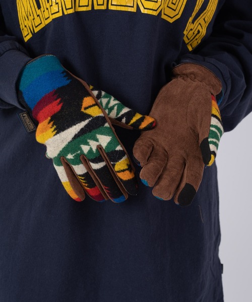 PENDLETON（ペンドルトン）の「【 PENDLETON / ペンドルトン 】  スマホ対応 PDW レディースグローブ WOMEN’S GLOVE PDW（手袋・レディース・ブラック/ダークブラウン/グレイッシュベージュ・FREE）」の2枚目の写真