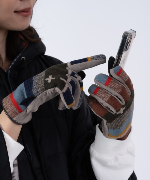 PENDLETON（ペンドルトン）の「【 PENDLETON / ペンドルトン 】  スマホ対応 PDW レディースグローブ WOMEN’S GLOVE PDW（手袋・レディース・ブラック/ダークブラウン/グレイッシュベージュ・FREE）」の3枚目の写真