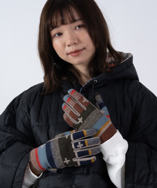 PENDLETON（ペンドルトン）の「【 PENDLETON / ペンドルトン 】  スマホ対応 PDW レディースグローブ WOMEN’S GLOVE PDW（手袋・レディース・ブラック/ダークブラウン/グレイッシュベージュ・FREE）」の8枚目の写真
