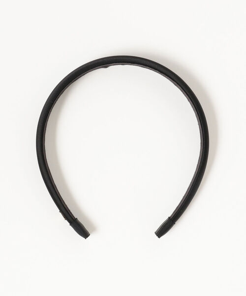 Demi-Luxe BEAMS（デミルクス ビームス）の「IRIS47 / VERDI ワイドカチューシャ（その他ヘアアクセサリー・レディース・ブラック・ONE SIZE）」の2枚目の写真