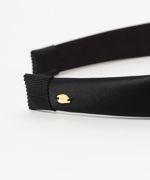 Demi-Luxe BEAMS（デミルクス ビームス）の「IRIS47 / VERDI ワイドカチューシャ（その他ヘアアクセサリー・レディース・ブラック・ONE SIZE）」の3枚目の写真