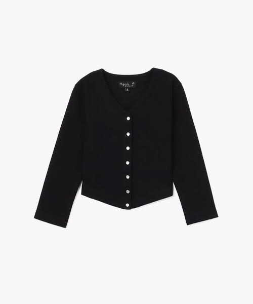【セール】J630 E CARDIGAN キッズ Vネックカーディガン（カーディガン/ボレロ）｜agnes b.（アニエスベー）