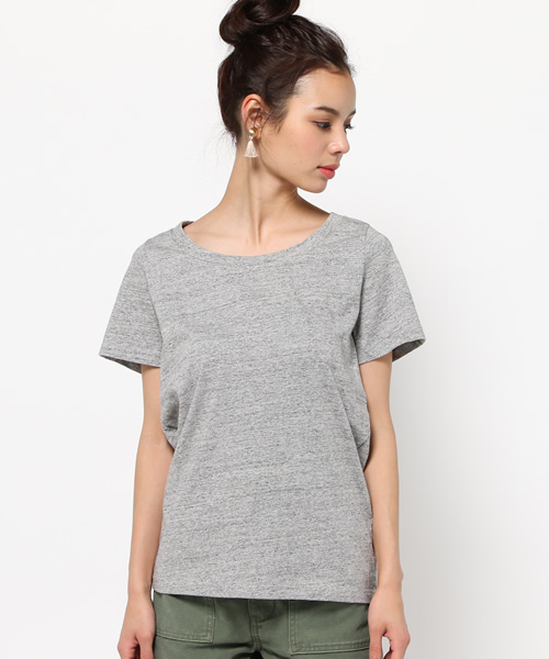 SLY（スライ）の「BACK W RIBBON T/SH（Tシャツ/カットソー・レディース・ホワイト/トップグレー/ブラック・FREE）」の4枚目の写真