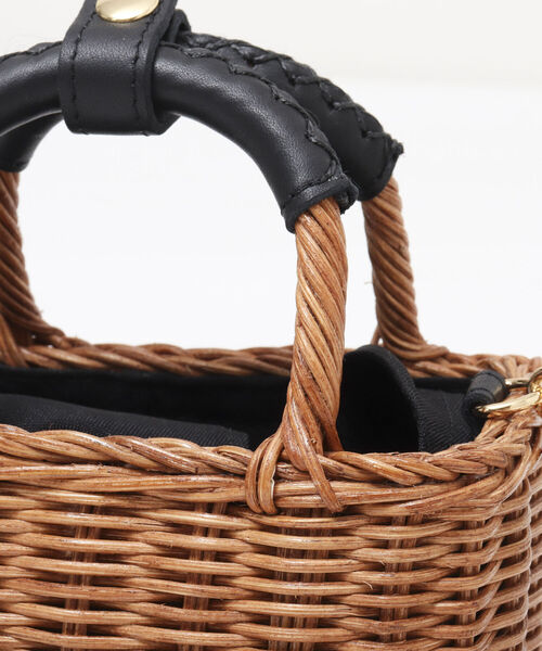 The Bagmati(ザバグマティ)の「【BAGMATI/ バグマティ】◇【WEB限定】スクエアかごバッグ(かごバッグ・レディース・キャメル・FREE)」の12枚目の写真