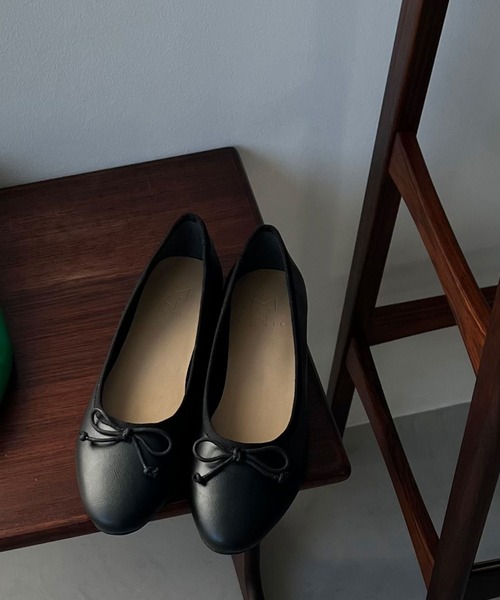 Doux archives（ドゥアルシーヴ）の「バレエシューズ（バレエシューズ・レディース・グリーン/ブラック・MEDIUM/LARGE）」の2枚目の写真