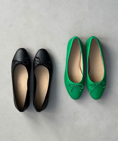 Doux archives（ドゥアルシーヴ）の「バレエシューズ（バレエシューズ・レディース・グリーン/ブラック・MEDIUM/LARGE）」の9枚目の写真