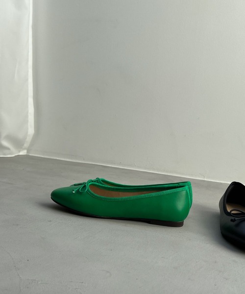 Doux archives（ドゥアルシーヴ）の「バレエシューズ（バレエシューズ・レディース・グリーン/ブラック・MEDIUM/LARGE）」の10枚目の写真