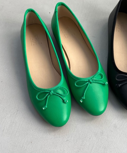 Doux archives（ドゥアルシーヴ）の「バレエシューズ（バレエシューズ・レディース・グリーン/ブラック・MEDIUM/LARGE）」の12枚目の写真