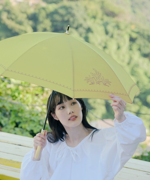 Wpc.(ダブリュピーシー)の「T/Cすずらん刺繍(長傘・レディース・ブラック/オフホワイト/ライトグリーン・FREE)」の6枚目の写真
