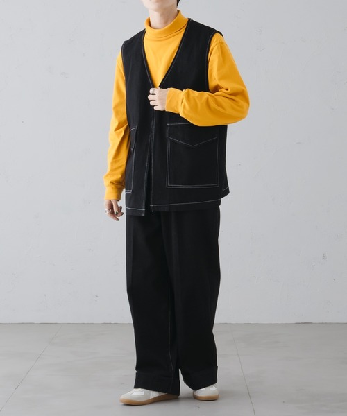 ★まるぽ様★ リメイクデニム・チノ　ma-1ミリタリーベストワンピ ☆まるぽ様☆ リメイクデニム・チノ ma-1ミリタリーベストワンピ