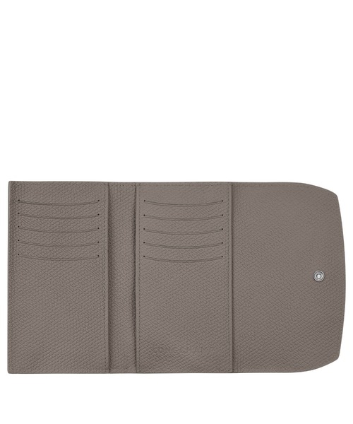 LONGCHAMP（ロンシャン）の「Roseau コンパクトウォレット（財布・レディース・ブラック/アイボリー/ライトブラウン/バーガンディー・FREE）」の5枚目の写真