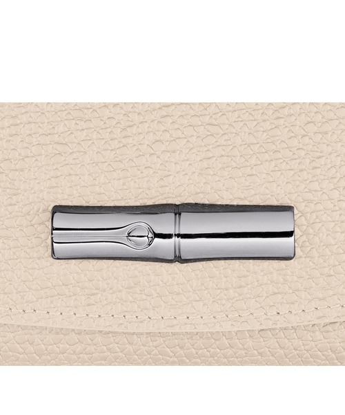 LONGCHAMP（ロンシャン）の「Roseau コンパクトウォレット（財布・レディース・ブラック/アイボリー/ライトブラウン/バーガンディー・FREE）」の6枚目の写真