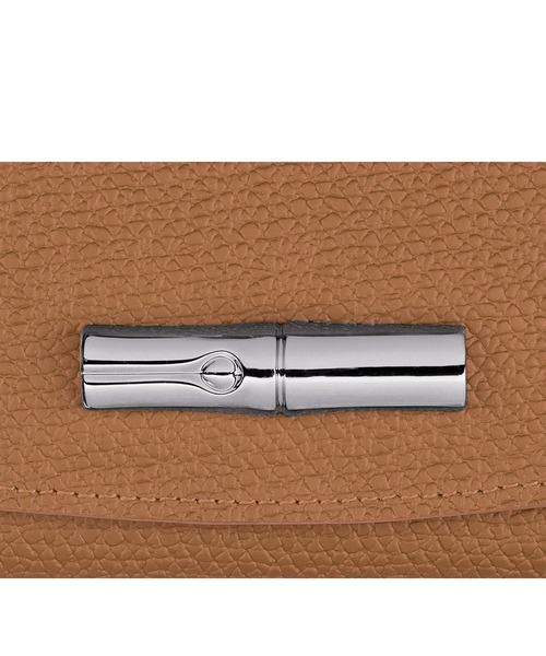 LONGCHAMP（ロンシャン）の「Roseau コンパクトウォレット（財布・レディース・ブラック/アイボリー/ライトブラウン/バーガンディー・FREE）」の8枚目の写真