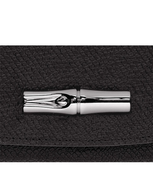 LONGCHAMP（ロンシャン）の「Roseau コンパクトウォレット（財布・レディース・ブラック/アイボリー/ライトブラウン/バーガンディー・FREE）」の10枚目の写真