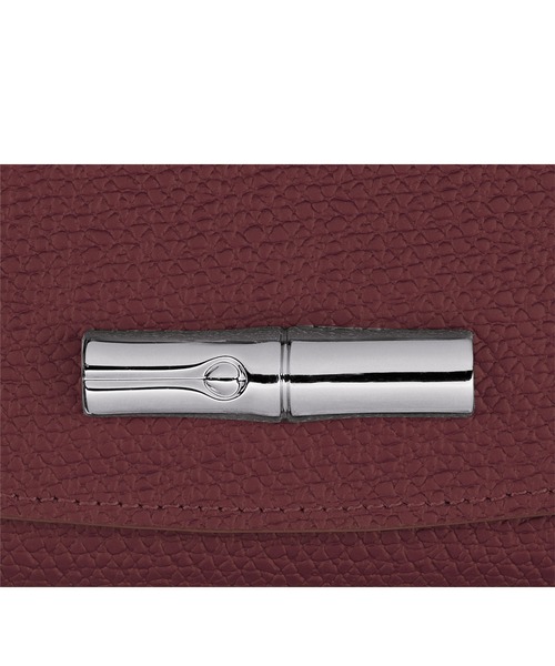 LONGCHAMP（ロンシャン）の「Roseau コンパクトウォレット（財布・レディース・ブラック/アイボリー/ライトブラウン/バーガンディー・FREE）」の13枚目の写真