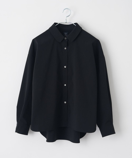 russet(ラシット)の「レギュラーシャツ(KS-067)(シャツ/ブラウス・レディース・サックスブルー/ブラック/ホワイト・FREE)」の1枚目の写真