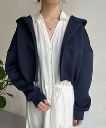 russet | シャーリングショートパーカー(O-065)(パーカー)