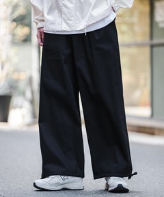 ユニセックスアイテム》ションヘルツイルワンタックワイドパンツ