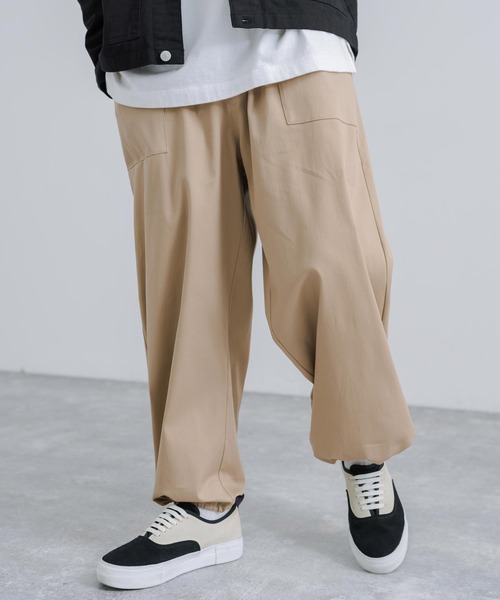 Rocky Monroe（ロッキーモンロー）の「2WAYバルーンワイドストレッチミリタリーベイカーパンツ/カーゴパンツ（カーゴパンツ・メンズ・ベージュ/ホワイト/ブラック/カーキ・M/L/XL）」の19枚目の写真