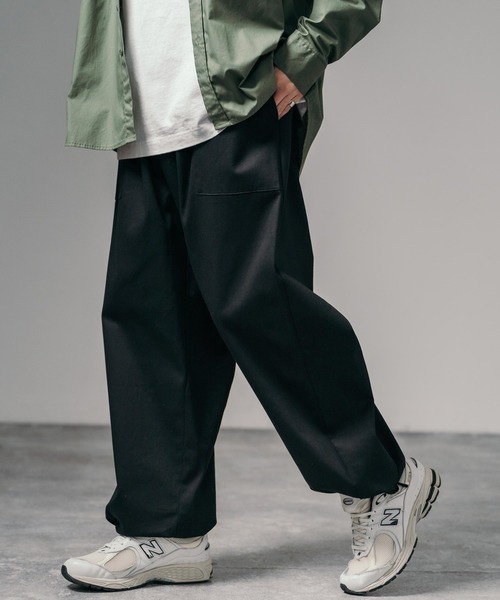 Rocky Monroe（ロッキーモンロー）の「2WAYバルーンワイドストレッチミリタリーベイカーパンツ/カーゴパンツ（カーゴパンツ・メンズ・ベージュ/ホワイト/ブラック/カーキ・M/L/XL）」の15枚目の写真