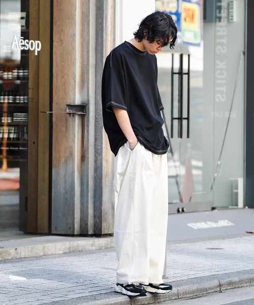 Rocky Monroe（ロッキーモンロー）の「2WAYバルーンワイドストレッチミリタリーベイカーパンツ/カーゴパンツ（カーゴパンツ・メンズ・ベージュ/ホワイト/ブラック/カーキ・M/L/XL）」の8枚目の写真