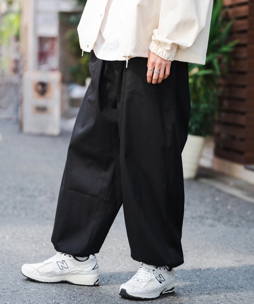 Rocky Monroe（ロッキーモンロー）の「2WAYバルーンワイドストレッチミリタリーベイカーパンツ/カーゴパンツ（カーゴパンツ・メンズ・ベージュ/ホワイト/ブラック/カーキ・M/L/XL）」の10枚目の写真