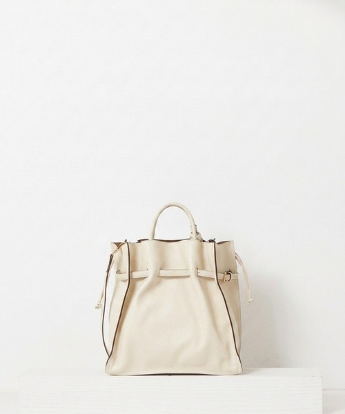 LOWELL things（ロウェル　シングス）の「【TVドラマ使用商品】Swell/2WAYギャザーオープントートBAG L/A4サイズ/13インチPC収納可（トートバッグ・レディース・ブラック/ベージュ/アイボリー/モカ/グレイッシュベージュ/ブラウン・フリー）」の22枚目の写真
