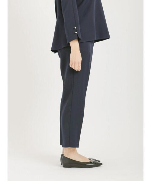 Te chichi（テチチ）の「ダブルクロスパールデザインテーパードパンツ（その他パンツ・レディース・ベージュ/ネイビー・ﾌﾘ-）」の9枚目の写真