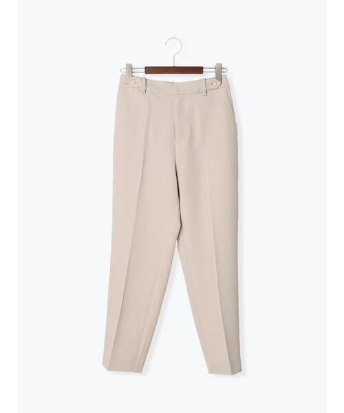Te chichi（テチチ）の「ダブルクロスパールデザインテーパードパンツ（その他パンツ・レディース・ベージュ/ネイビー・ﾌﾘ-）」の15枚目の写真