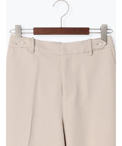 Te chichi（テチチ）の「ダブルクロスパールデザインテーパードパンツ（その他パンツ・レディース・ベージュ/ネイビー・ﾌﾘ-）」の17枚目の写真