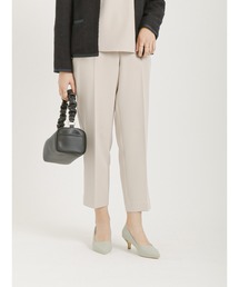 Te chichi | ダブルクロスパールデザインテーパードパンツ【セットアップ可】（セレモニーアイテム）(その他パンツ)