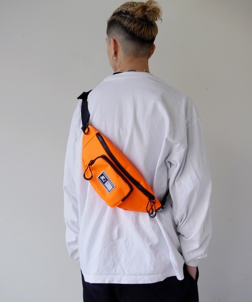 Port(ポート)の「【 STARTER BLACK LABEL / スターター 】BODY BAG ウエストバッグ(ボディバッグ/ウエストポーチ・メンズ・ブラック/オレンジ/ベージュ・FREE)」の3枚目の写真