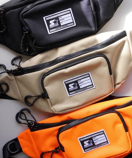 Port(ポート)の「【 STARTER BLACK LABEL / スターター 】BODY BAG ウエストバッグ(ボディバッグ/ウエストポーチ・メンズ・ブラック/オレンジ/ベージュ・FREE)」の18枚目の写真