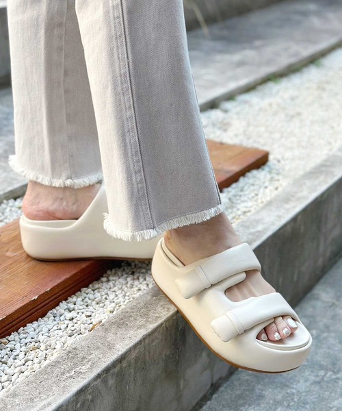 ASH(アッシュ)の「【ZETA】厚底ダブルベルトサンダル(サンダル・レディース・ブラック/ホワイト・35/36/37/38/39)」の10枚目の写真