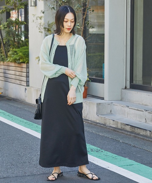 シアー２WAYクルーネックカーディガン Spick & Span｜2WAYシアークルーネックカーディガン | Rakuten