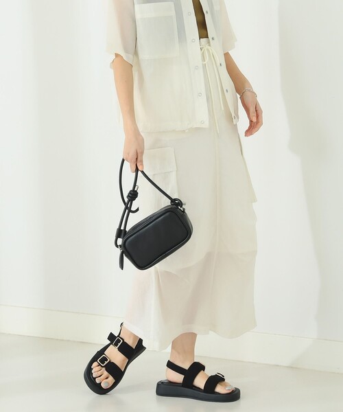 B:MING by BEAMS（ビーミングバイビームス）の「撥水 カーゴ スカート（スカート・レディース・ピンク/アイボリー・MEDIUM/SMALL）」の2枚目の写真