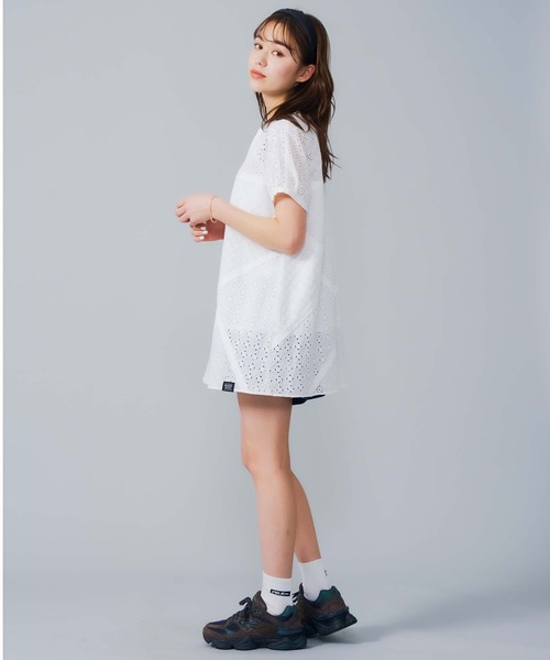 MILKFED.（ミルクフェド）の「PANELED LACE DRESS（ワンピース・レディース・ブラック/オフホワイト・ONE SIZE）」の10枚目の写真