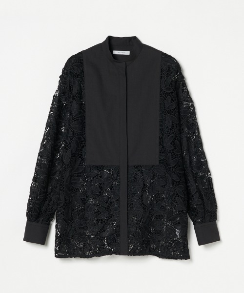 HELIOPOLE（エリオポール）の「LACE SHIRT w/starched bosom（シャツ 